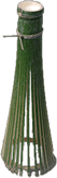 竹でつくったランプシェード